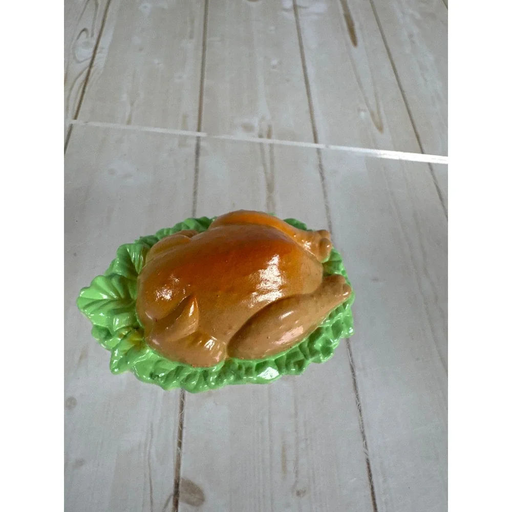 Dollhouse Roast Turkey Food Plastic Barbie Size Pretend Play‎ Miniature Toy